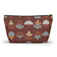Frond Accessory Pouch w T-bottom in Red